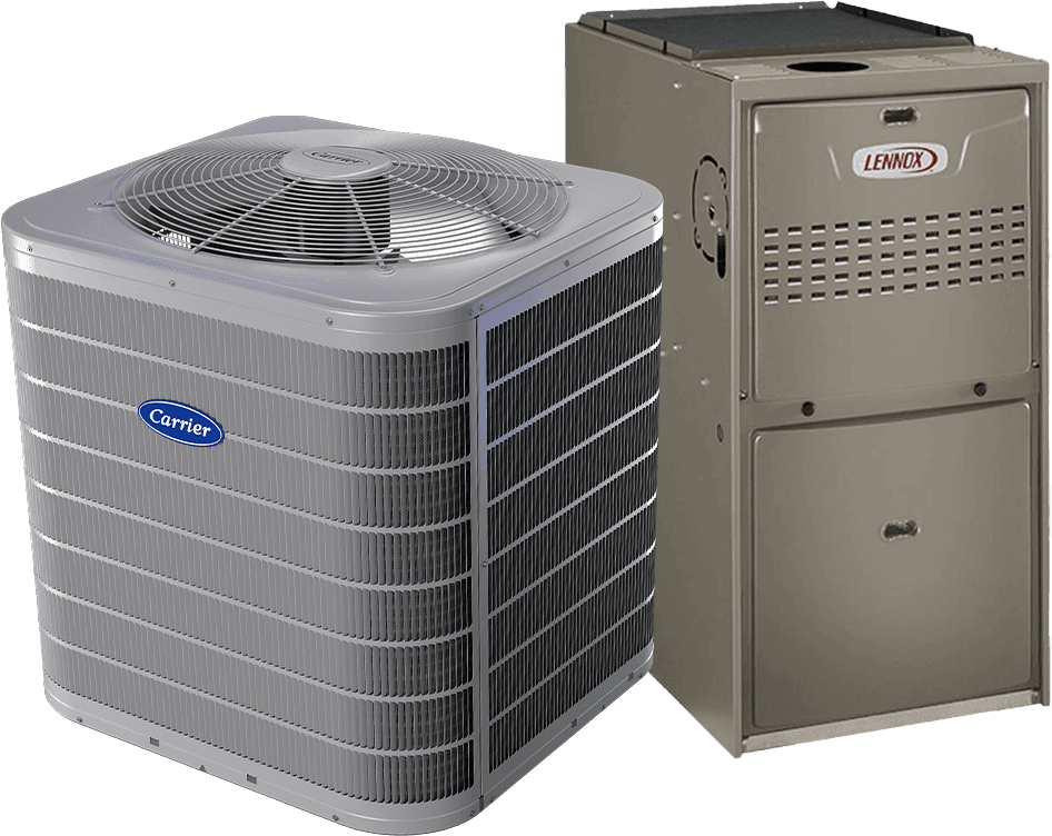High-efficiency HVAC units