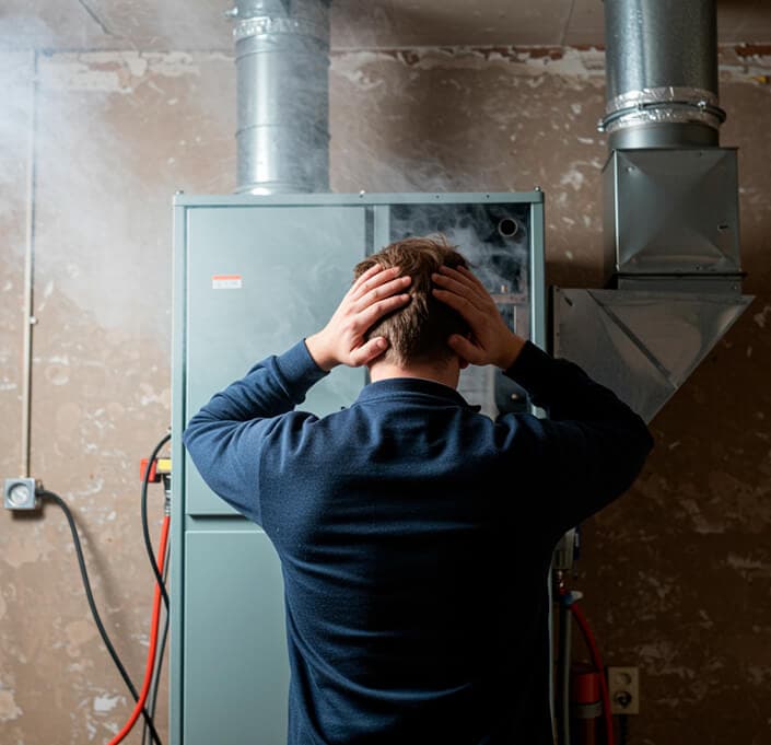 Neglected furnace
