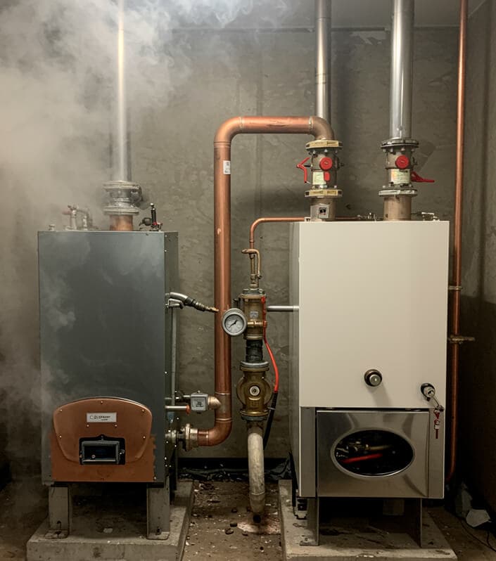 Faulty gas boiler signs