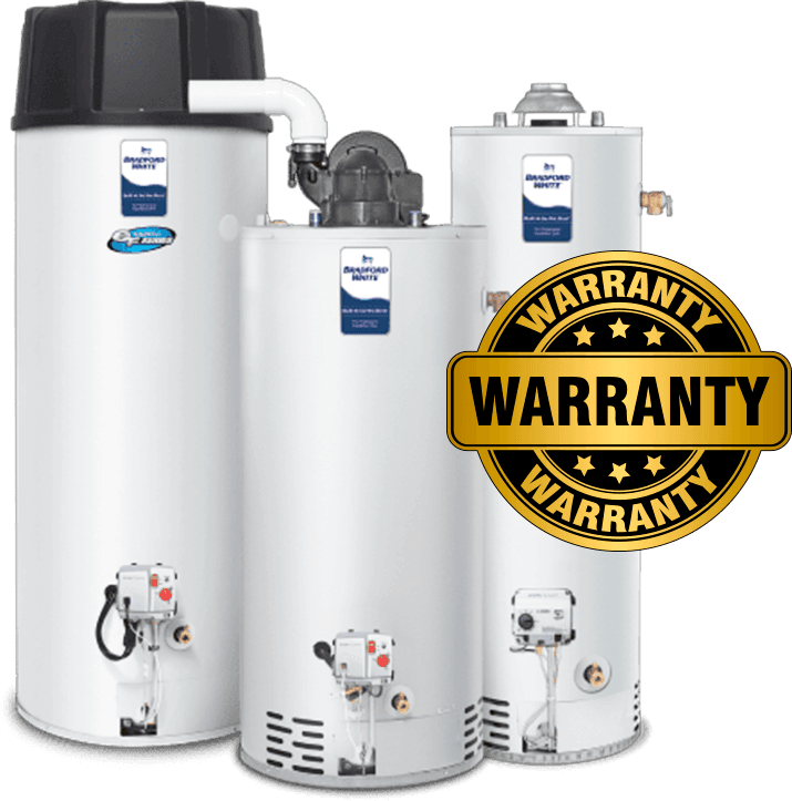 Water heater installation warranty badge